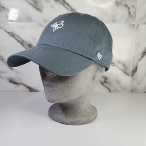 Blue Jays Hat. Toronto, 47 Brand, Gray Baseball Cap. Adjustable, Unisex